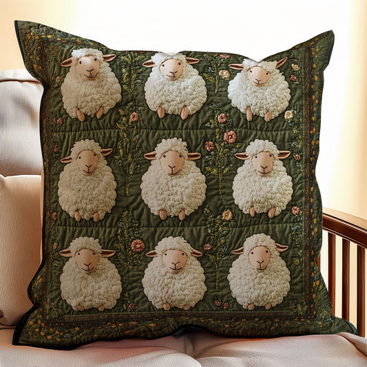 Adorable Lamb WX1802119CL Quilt Pillow Case