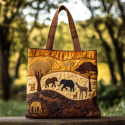 African Sunset WN2309013CL Quilted Tote Bag