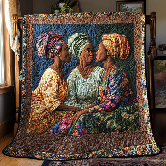 African Woman WX1302003CL Quilt