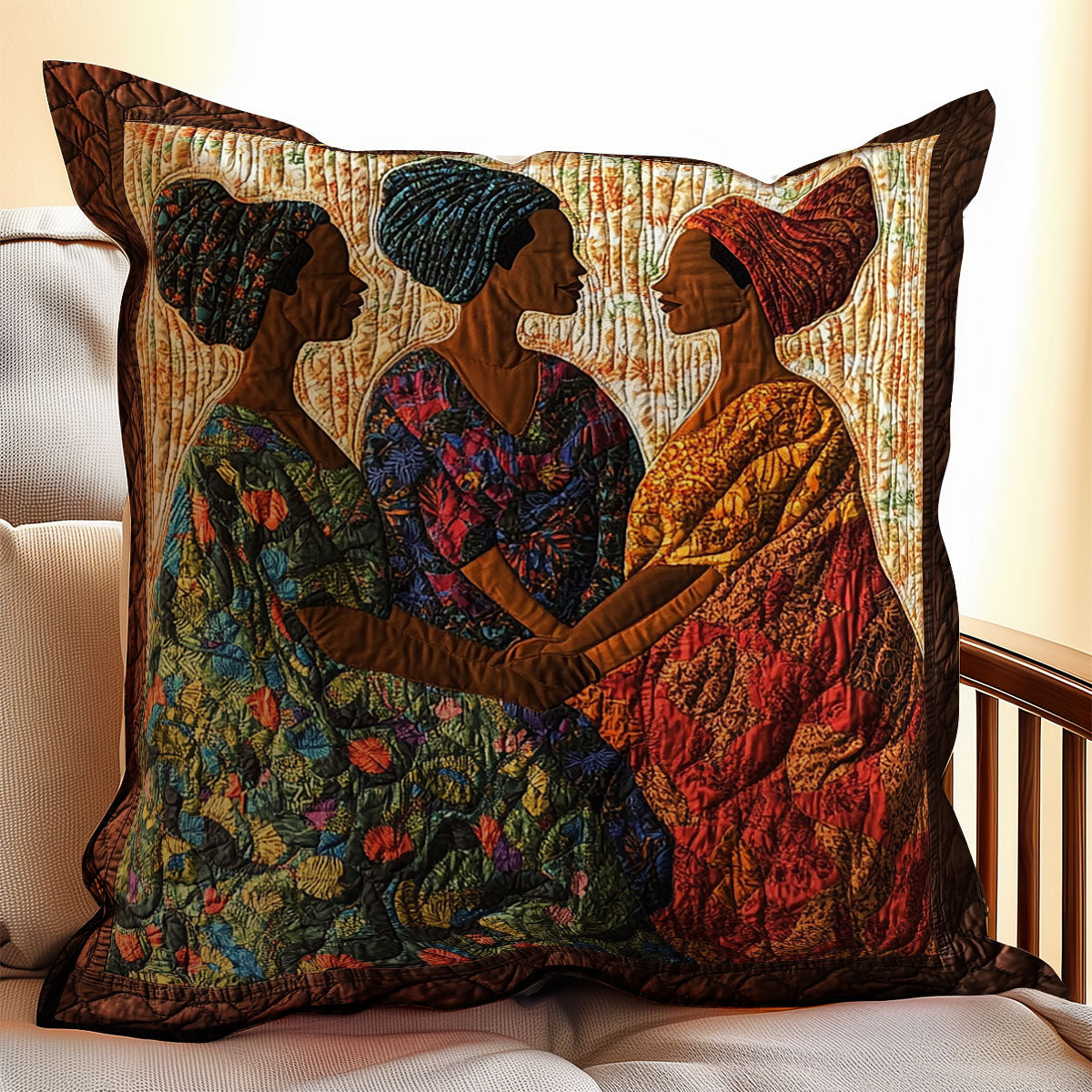 African Woman WX1302205CL Quilt Pillow Case