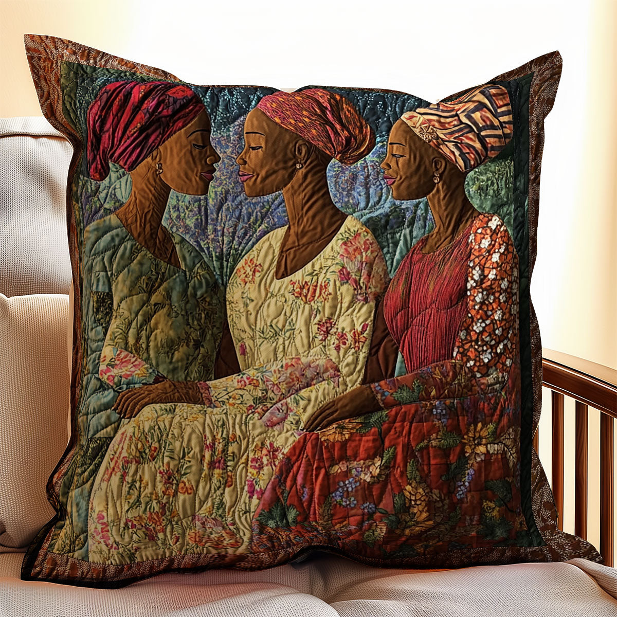 African Woman WX1302206CL Quilt Pillow Case