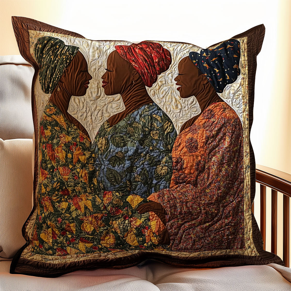 African Woman WX1802129CL Quilt Pillow Case