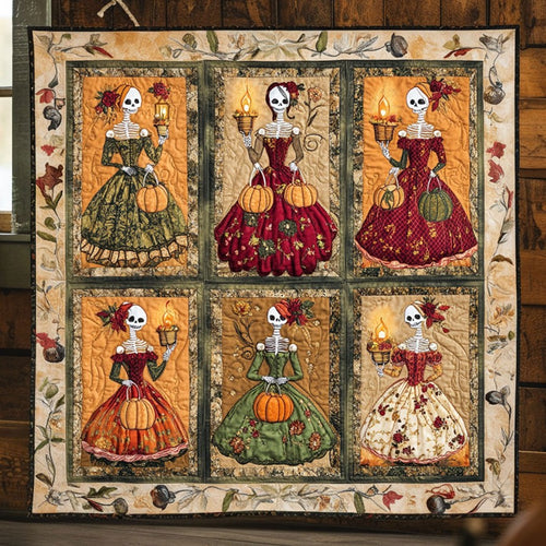 Autumn Lace Skeleton Lady WN1908008CL Quilt