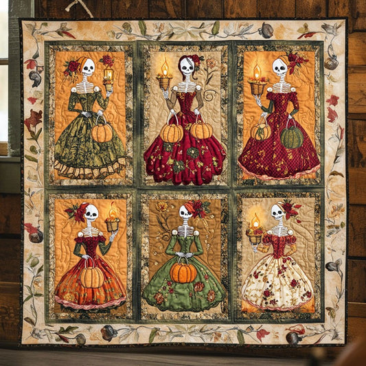 Autumn Lace Skeleton Lady WN1908008CL Quilt