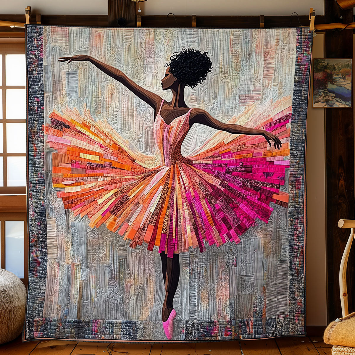 Ballerina Black Women WY1001105CL Quilt