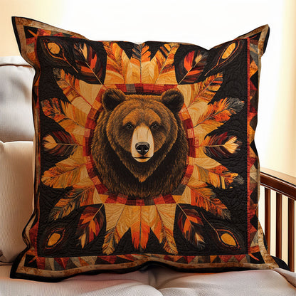 Bear Native American WX2101057CL Quilt Pillow Case