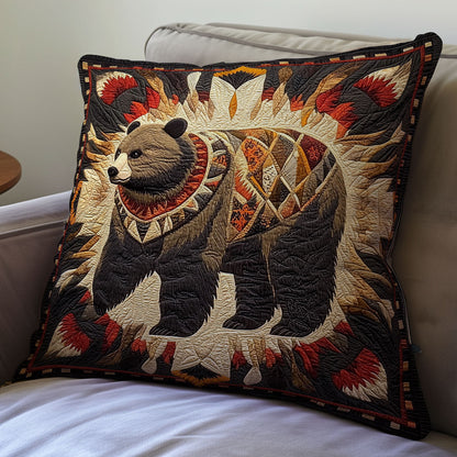 Bear Native American WX2101061CL Quilt Pillow Case