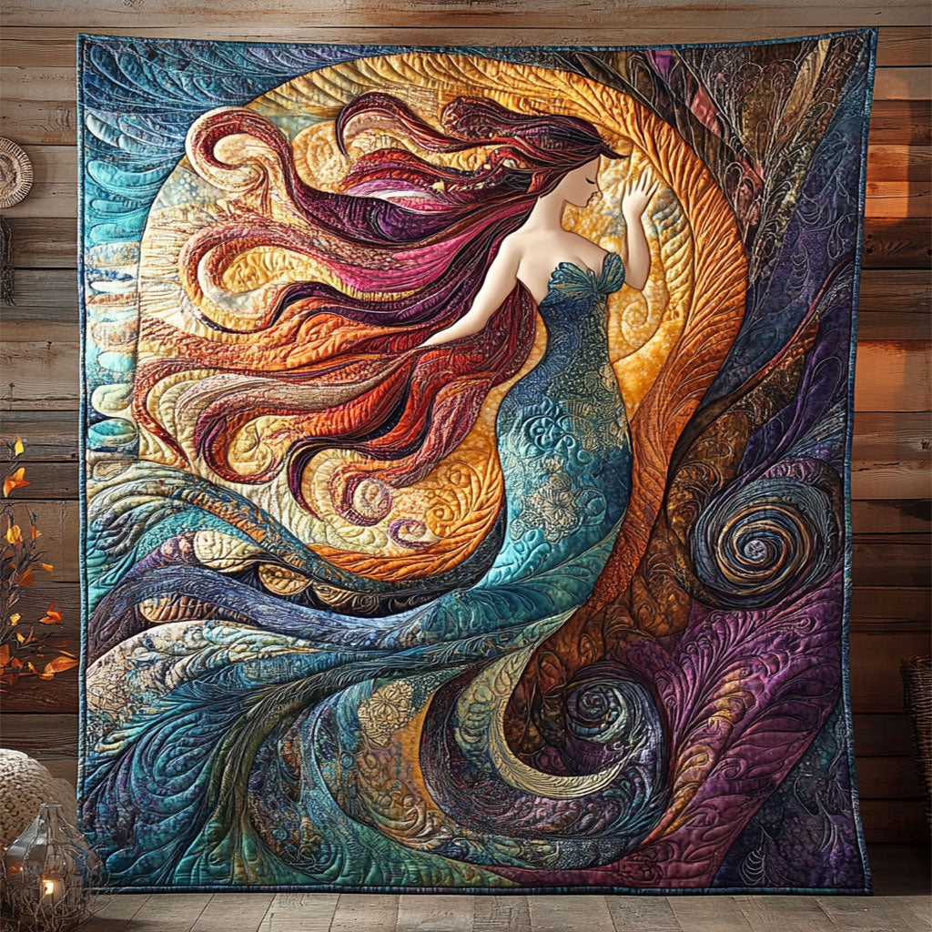 Beautiful Mermaid WJ1903004CL Quilt