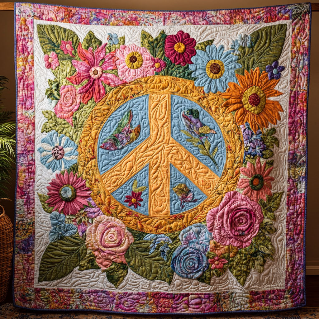 Blossom Of Peace WY1403047CL Quilt