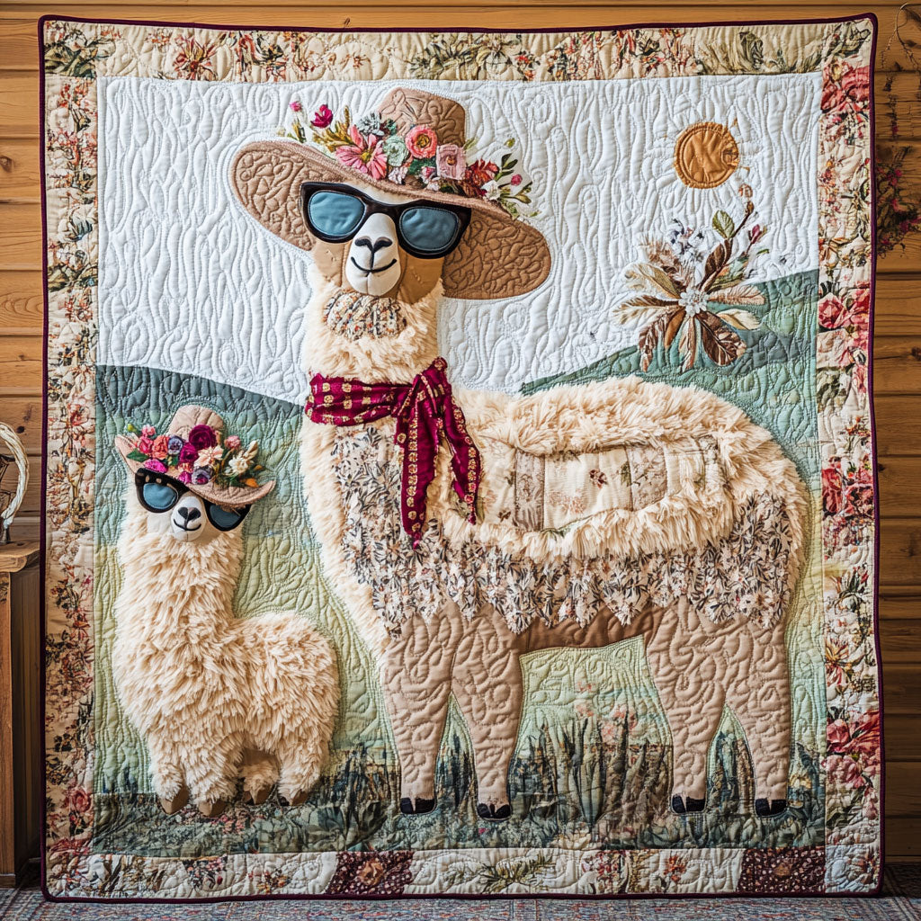 Boho Llama Garden WJ2003011CL Quilt