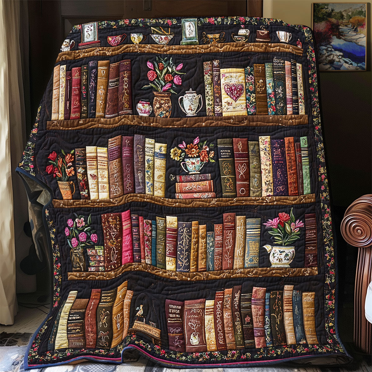 Book Nook Bliss YR2101026CL Quilt