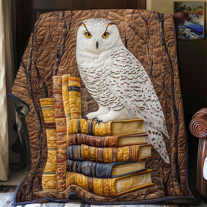 Books And Owl WY1001110CL Quilt