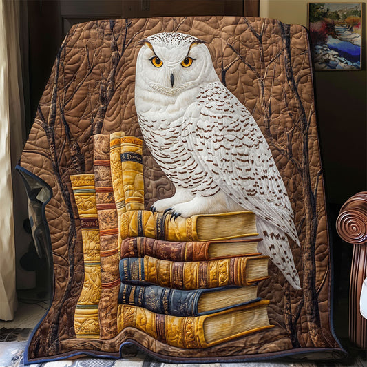 Books And Owl WY1001110CL Quilt