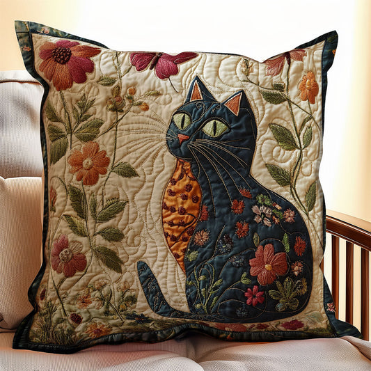 Cat Butterfly WX1302230CL Quilt Pillow Case