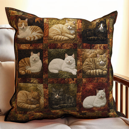 Cat Sleeping WX1302234CL Quilt Pillow Case