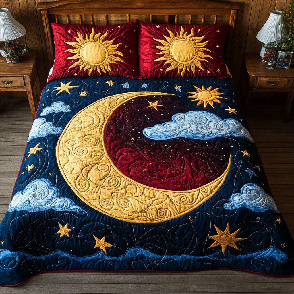 Celestial Sun And Moon WJ2203043CL Duvet Cover Set