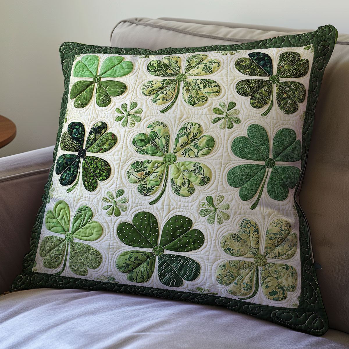 Celtic Clover WX06020108CL Quilt Pillow Case