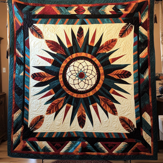 Center Tribal Dreamcatcher WY1507034CL Quilt