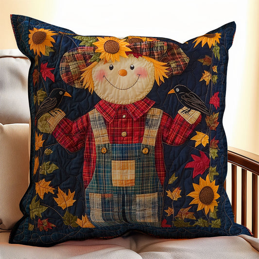 Cheerful Scarecrow WX1302239CL Quilt Pillow Case