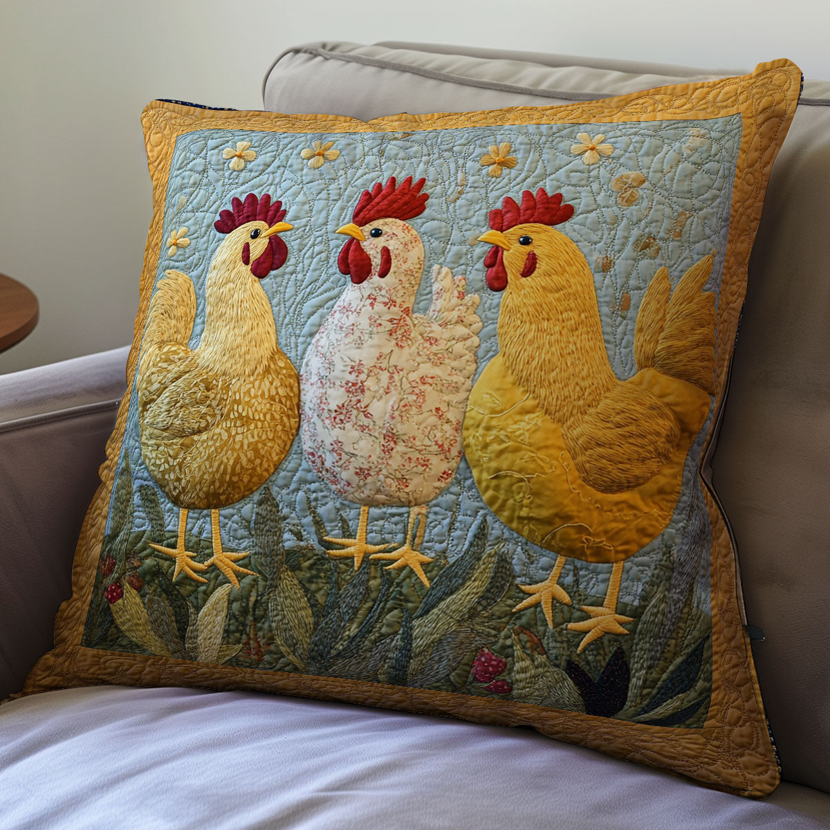 Chicken WX06020120CL Quilt Pillow Case