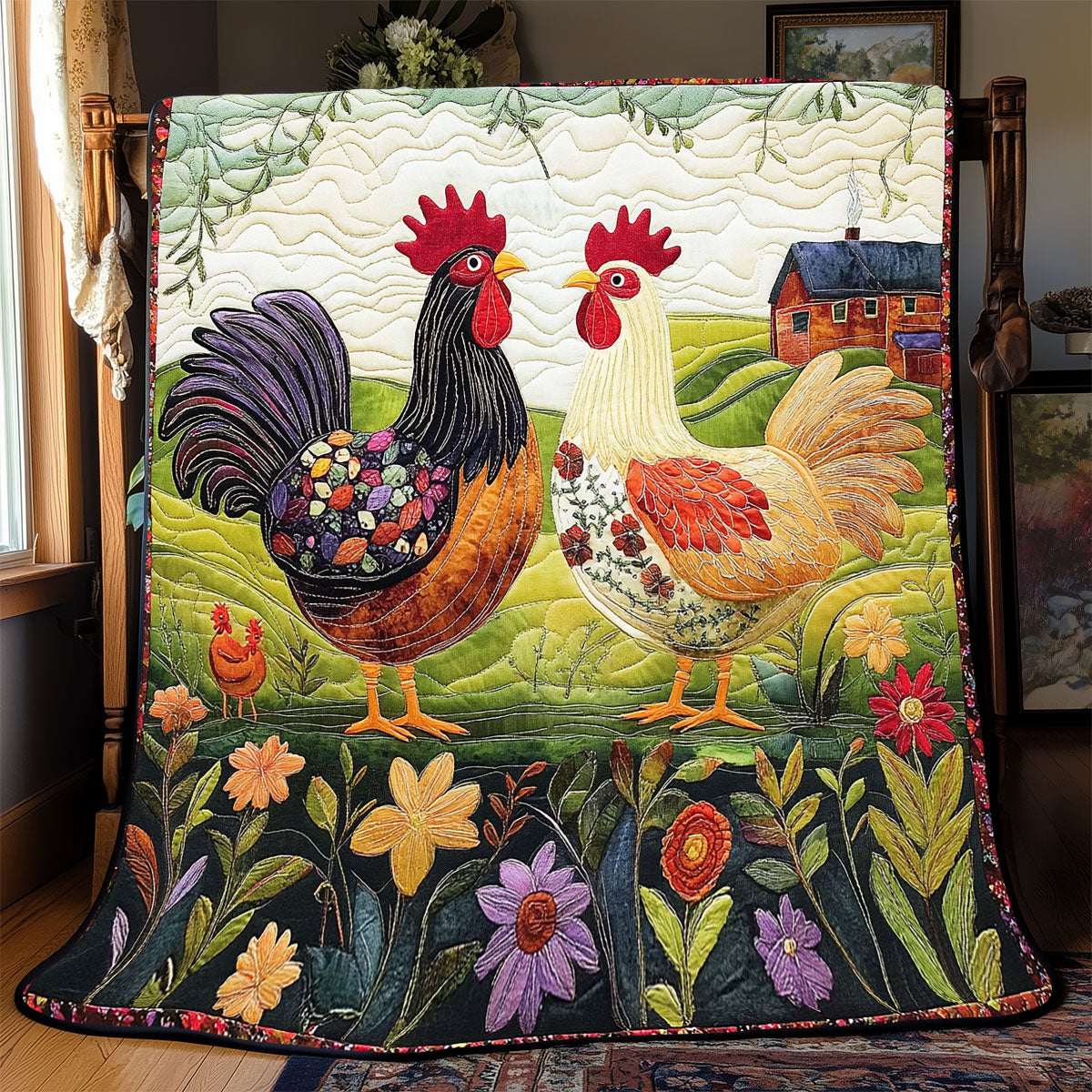 Chicken WX1302039CL Quilt