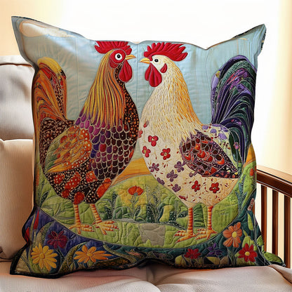 Chicken WX1302242CL Quilt Pillow Case