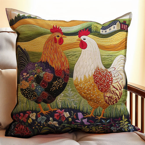 Chicken WX1302244CL Quilt Pillow Case