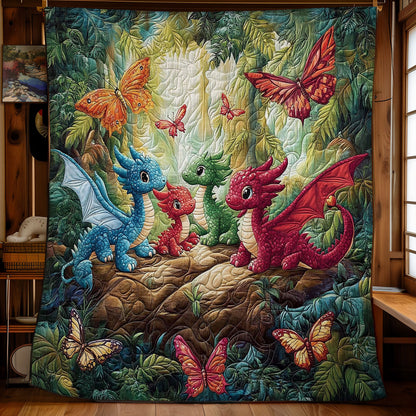 Colorful Baby Dragon WY1001120CL Quilt