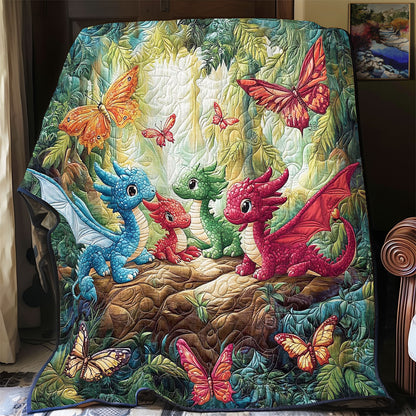 Colorful Baby Dragon WY1001120CL Quilt