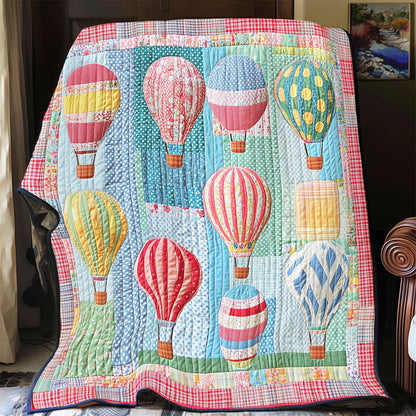 Colorful Hot Air Balloon WY1001122CL Quilt
