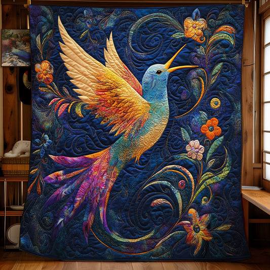 Colorful Hummingbird WY1001123CL Quilt
