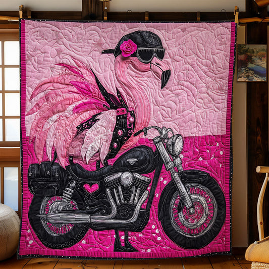 Cool Flamingo In Cruisers WY2301045CL Quilt