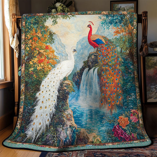 Couple Peacock WT2101004CL Quilt
