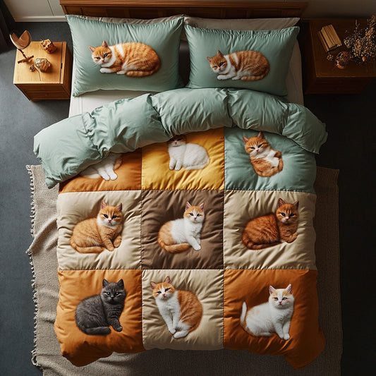 Cozy Cat Dreams YR2601023CL Duvet Cover Set
