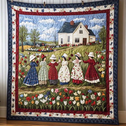 Cozy Storybook Village WJ2003015CL Quilt