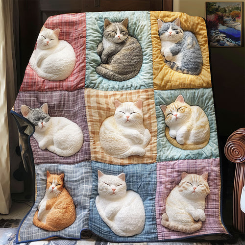 Cuddly Cat Dreams YR2101032CL Quilt
