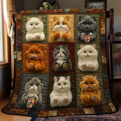 Cat Puring YR1112037CL Quilt