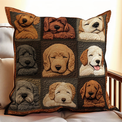 Cute Dog Sleeping WX1902017CL Quilt Pillow Case