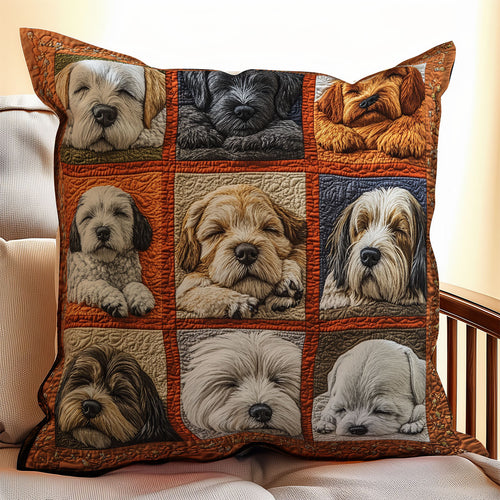 Cute Dog Sleeping WX1902018CL Quilt Pillow Case