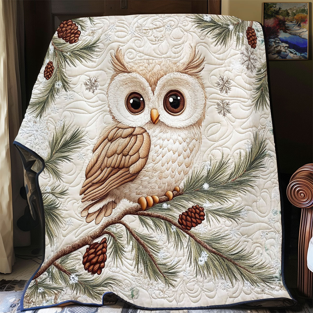 Cute Owl WY1001135CL Quilt
