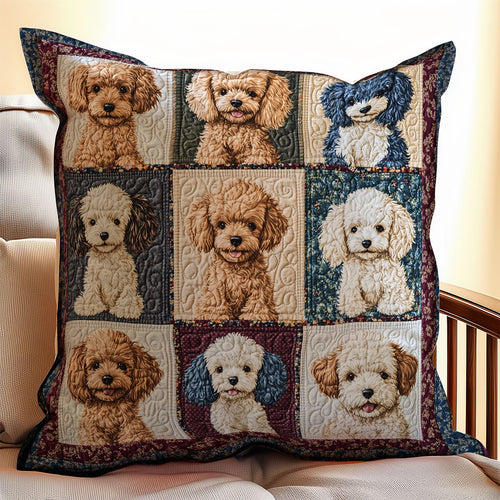 Cute Poddle WX2101067CL Quilt Pillow Case