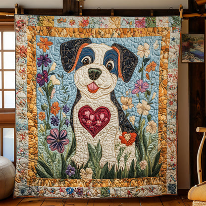 Cute Puppy WY1001136CL Quilt
