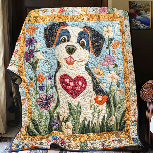 Cute Puppy WY1001136CL Quilt