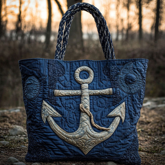 Deepsea Anchor WN2309032CL Quilted Tote Bag