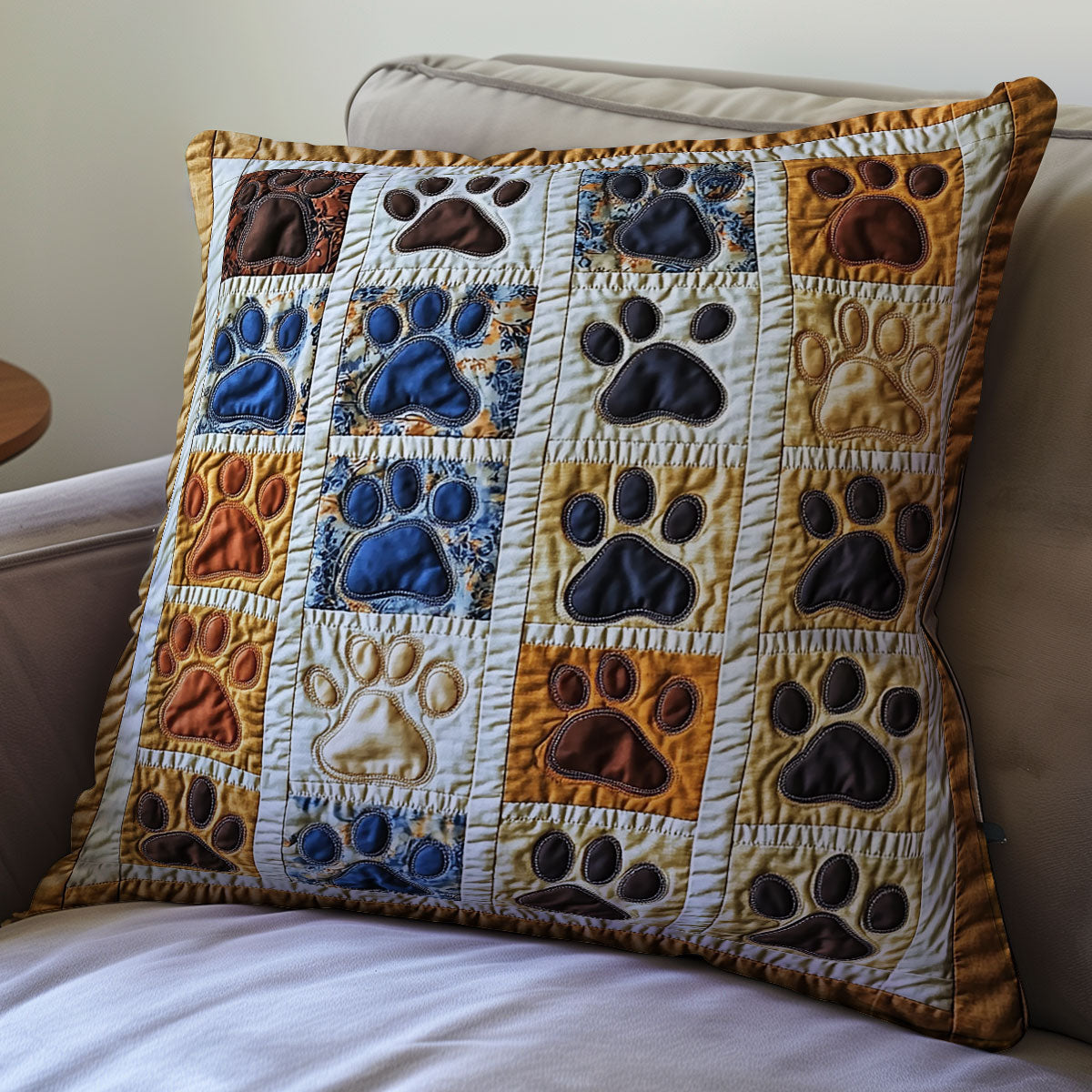 Dog Paw WX0501109CL Quilt Pillow Case