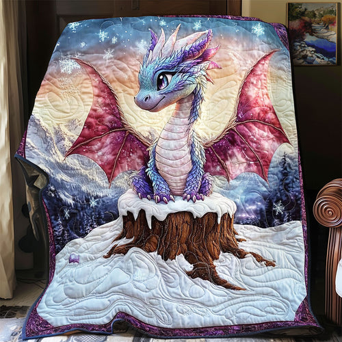 Dragon In Snow WY1001144CL Quilt