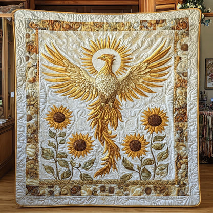 Elegant Phoenix In Sunflower WY1507047CL Quilt
