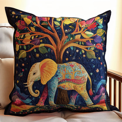 Elephant Tree Of Life WX0802134CL Quilt Pillow Case