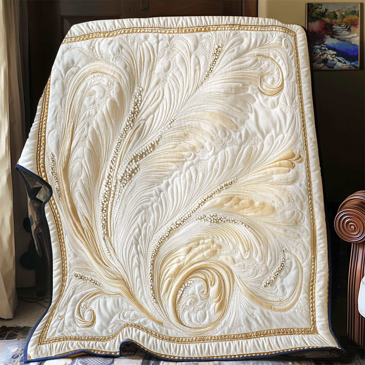 Feather WY1001155CL Quilt