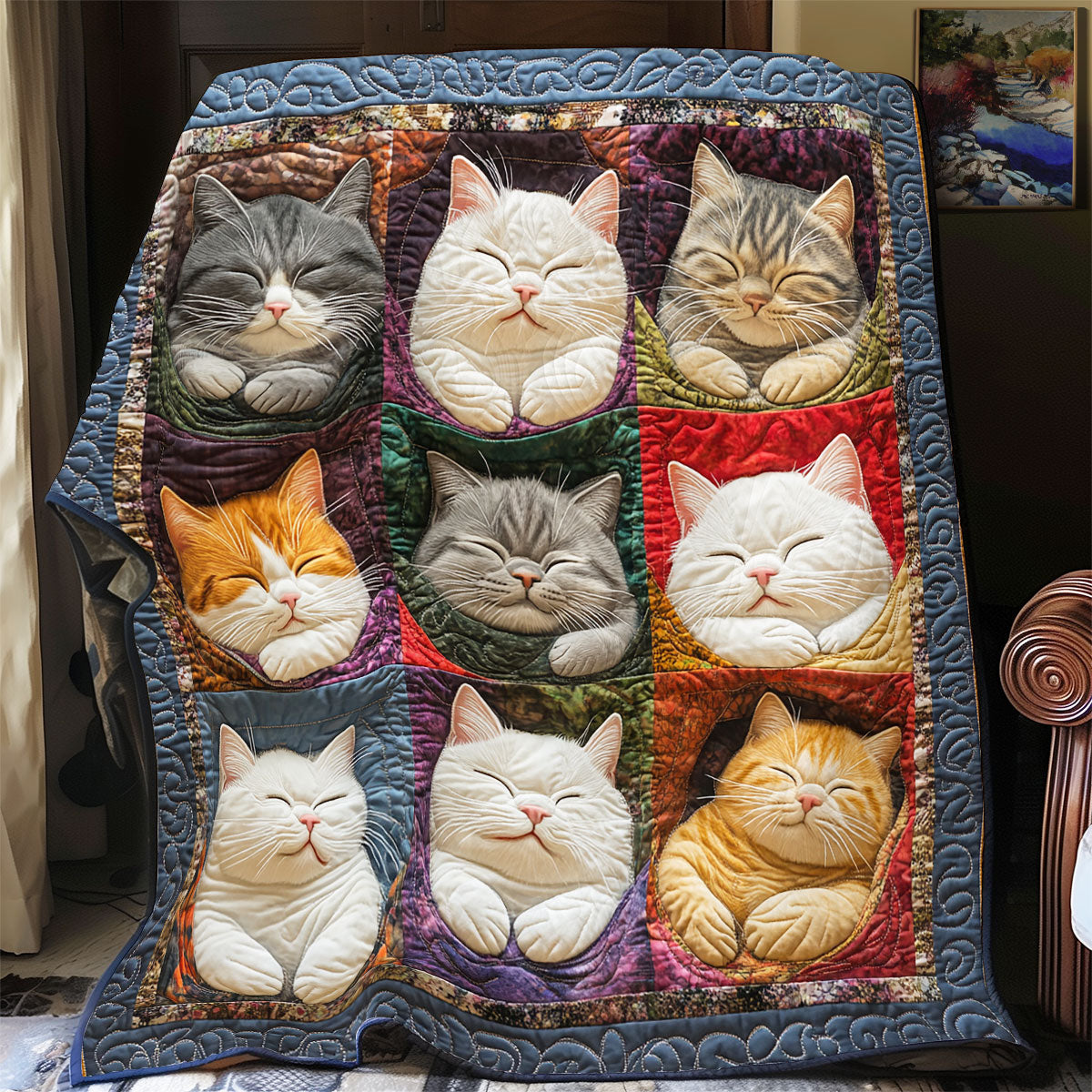 Feline Bliss YR2101037CL Quilt